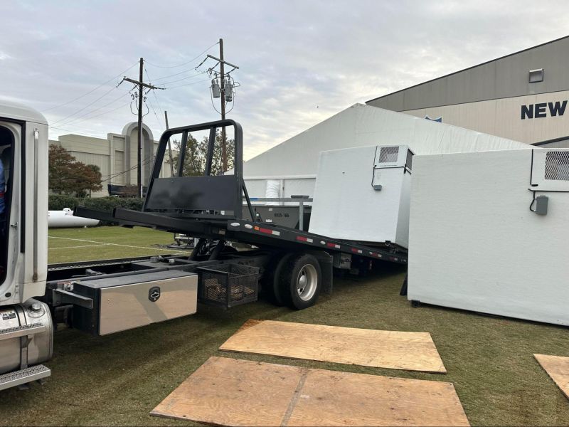 forklift skid kitchen rentals