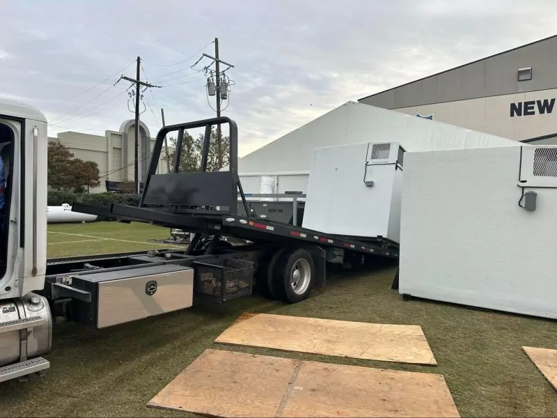 forklift skid kitchen rentals