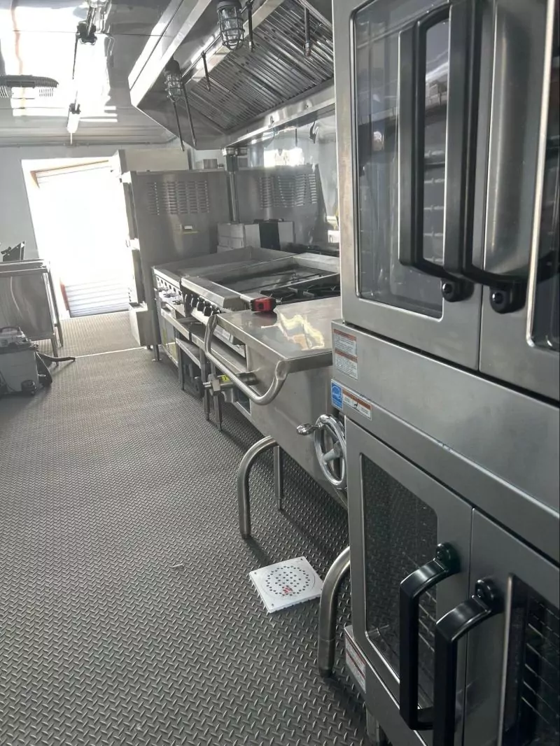 Forklift-ready skid kitchen