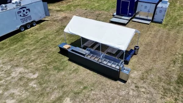 Temporary Dining and Concessions Setup