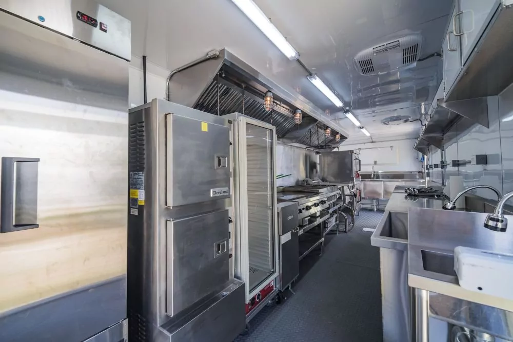 Kitchen Trailer Inside View