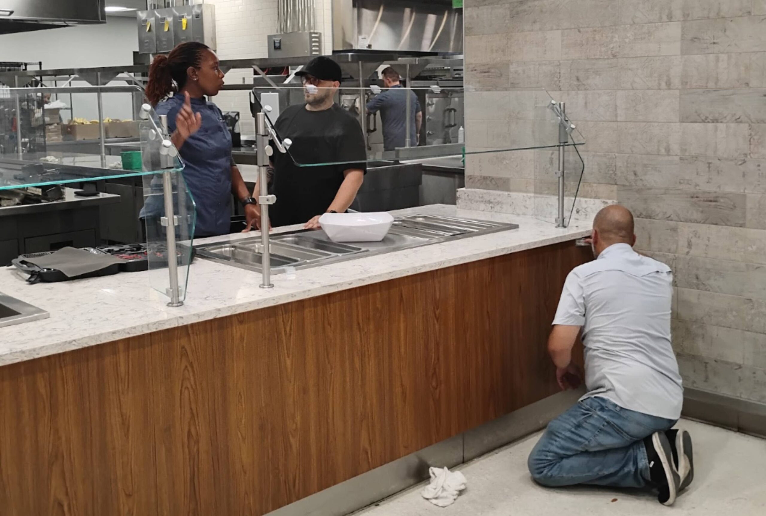 kitchen cleaning counter top